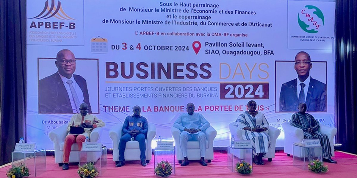 cérémonie d'ouverture des Business Days 2024, 3 octobre 2024 à Ouagadougou