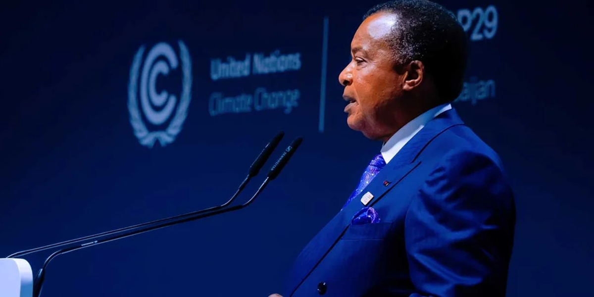 Le président congolais, Denis Sassou N'GUESSO à la COP29