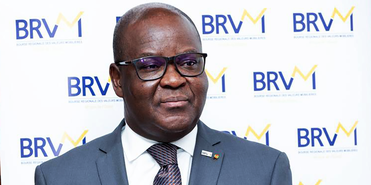 Dr Edoh Kossi Amenounvé, directeur général de la BRVM