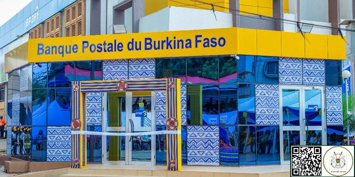 Siège de la Banque Postale du Burkina Faso, le 7 octobre 2024