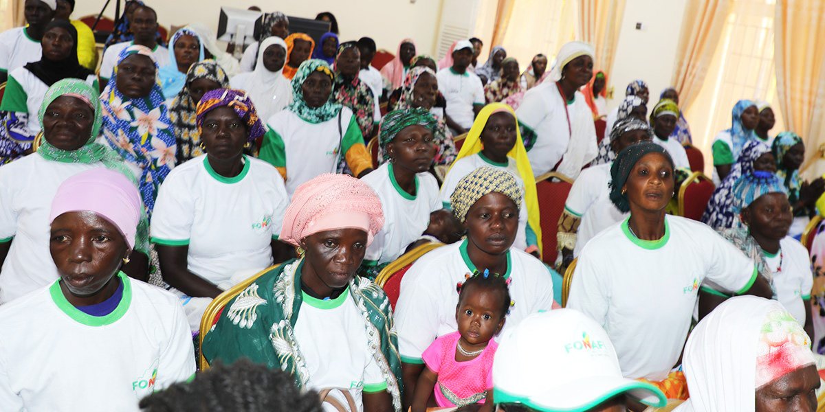 Des participants à la cérémonie de lancement de l'initiative LAFIA, 14 sept. 2024, Ouahigouya, Burkina Faso